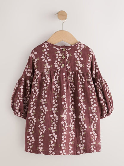 Chocolate Brown Flroal
