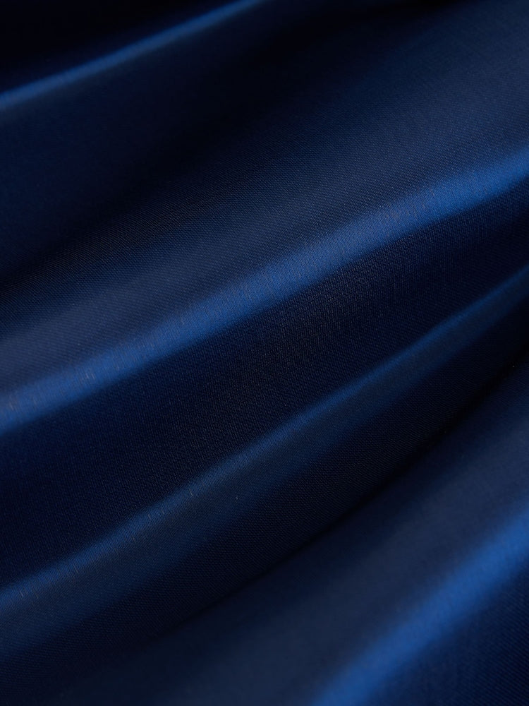 Metalic Blue 3D Corsage Occasion
