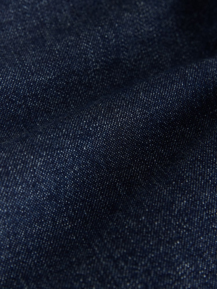 Rinse Wash Denim Shacket and Wide Leg