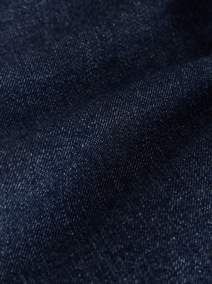 Rinse Wash Denim Shacket and Wide Leg