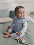 Blue Baby Knit Vest, Bodysuit and Trousers Set (0mths-3yrs) - Blue / Up to 1 Month (50-56cm)