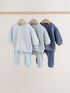 Blue Sweatshirt and Leggings Baby Set 6 Piece (0mths-3yrs) - Blue / Up to 1 Month (50-56cm)