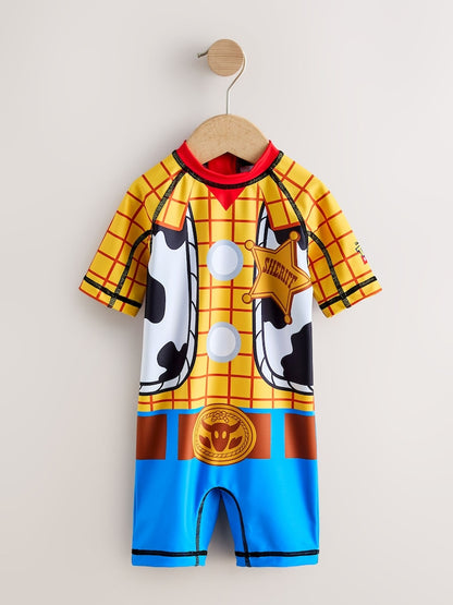 Woody Sunsafe All-In-One Swimsuit (3mths-7yrs) - Size 6-9 Months (68-74cm) - Woody Sunsafe All-In-One