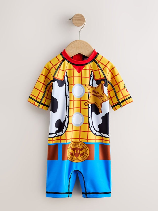 Woody Sunsafe All-In-One Swimsuit (3mths-7yrs) - Size 6-9 Months (68-74cm)