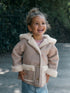 Neutral Faux Shearling Coat (12mths-7yrs) - Neutral Faux Shearling / 12-18 Months (80-86cm)