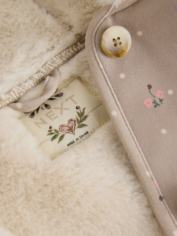 Neutral Faux Shearling