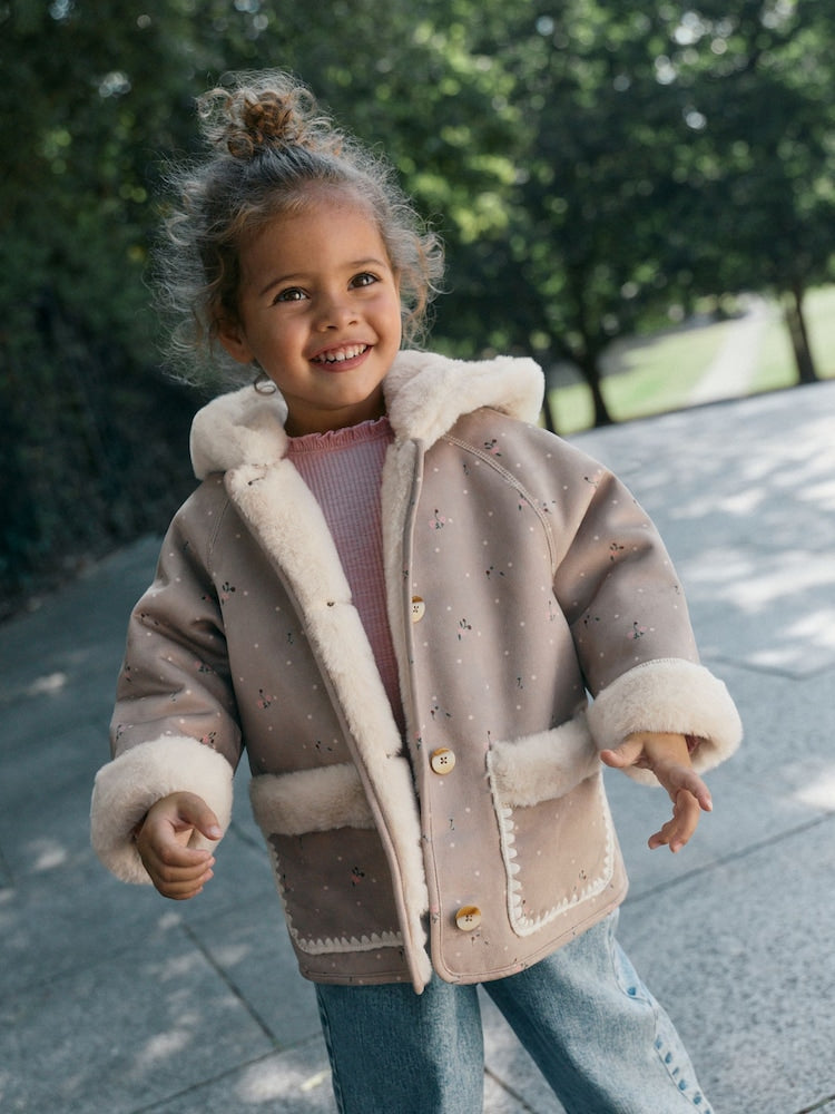 Neutral Faux Shearling