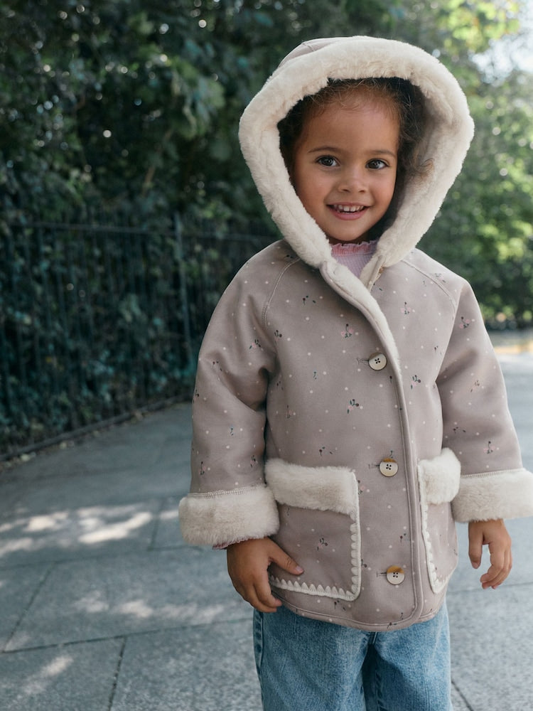 Neutral Faux Shearling