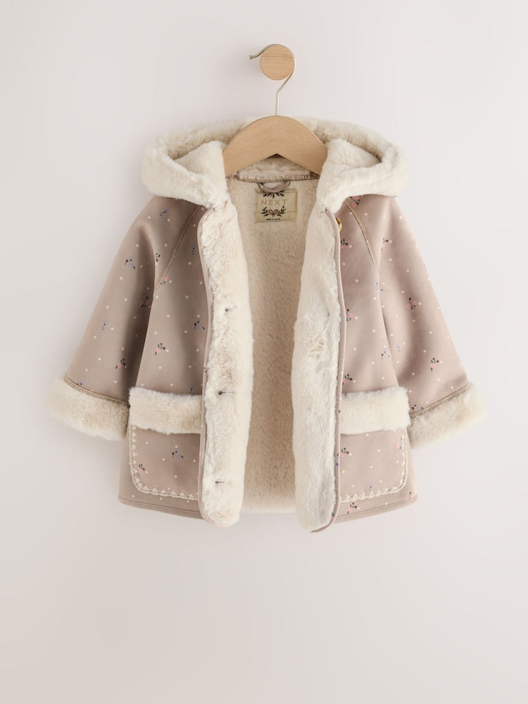 Neutral Faux Shearling