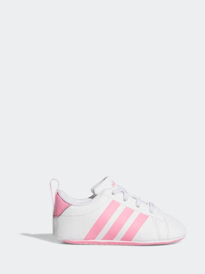 adidas White Grand Court Crib Trainers