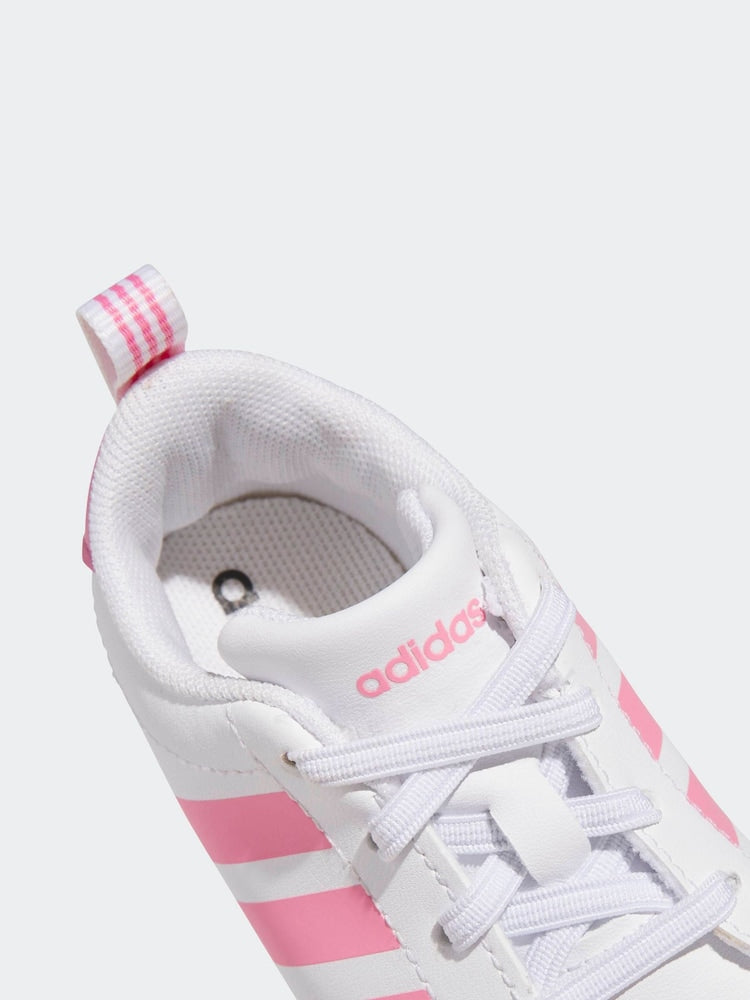 adidas White Grand Court Crib Trainers