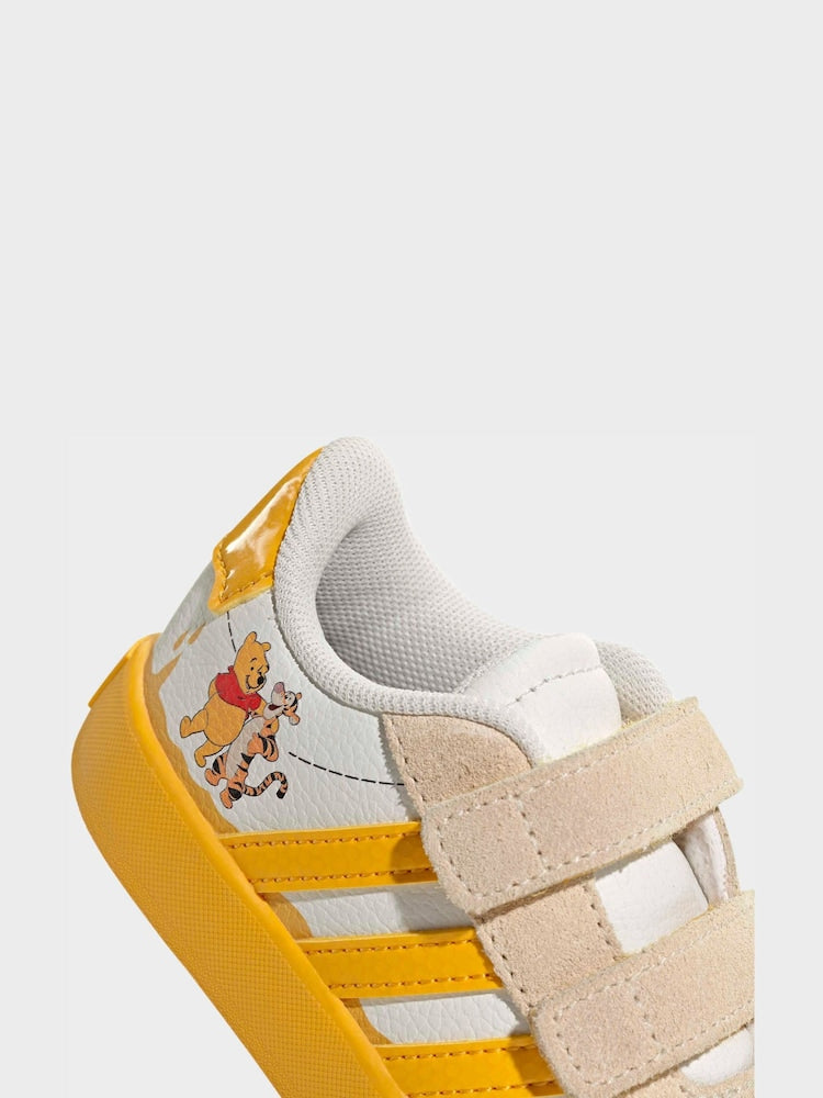 adidas White VL Court 3.0 CF Infant Trainers