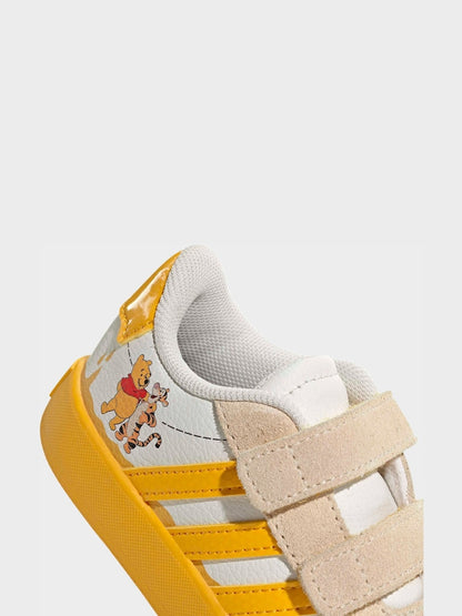 adidas White VL Court 3.0 CF Infant Trainers
