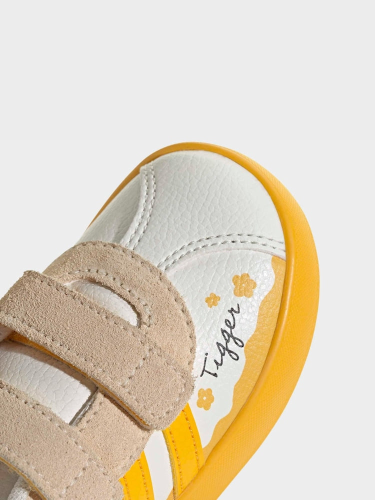 adidas White VL Court 3.0 CF Infant Trainers