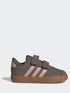 adidas Brown/Pink VL Court 3.0 Hook and Loop Infant Trainers