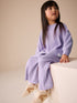 Lilac Long Sleeve Ribbed Raglan Top (3mths-7yrs) - Lilac / 12-18 Months (80-86cm)