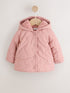 Pink Quilted Puffer Baby Jacket (0mths-2yrs) - Up to 1 Month (50-56cm)