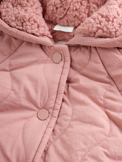 Pink Quilted Puffer Baby Jacket (0mths-2yrs)