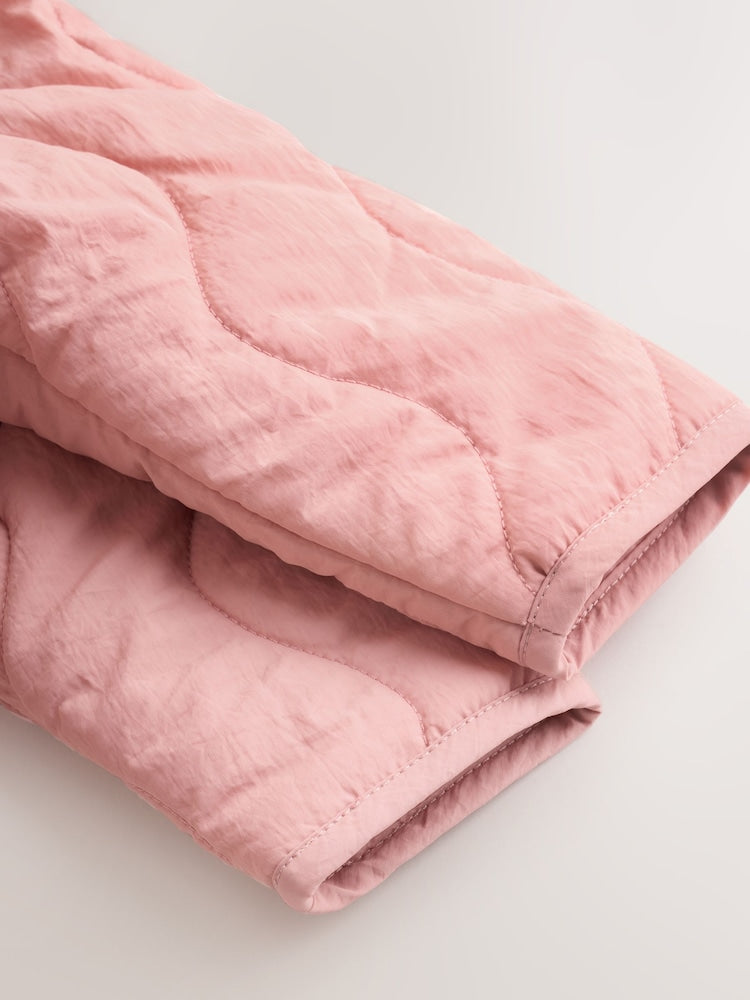 Pink Quilted Puffer Baby Jacket (0mths-2yrs)