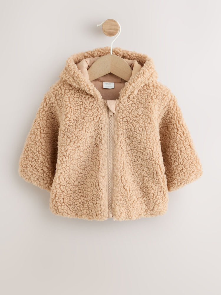 Neutral Borg Bunny Embroidered Back Popper Through
