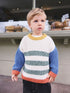 Multi Striped Multicolour Knitted Crew Jumper (3mths-7yrs) - Knitted Crew / 12-18 Months (80-86cm)