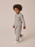 Neutral Knitted Zip Up Cardigan and Joggers Set (3mths-7yrs)