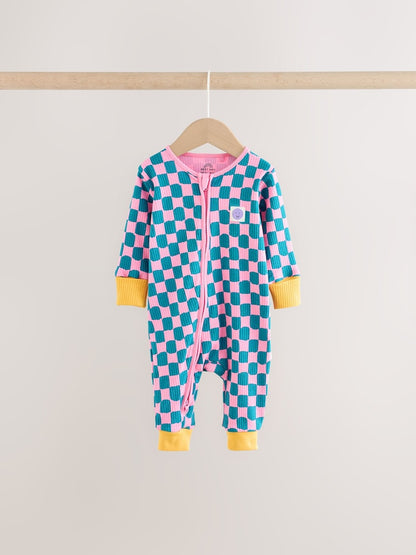 Pink/Blue Checkerboard