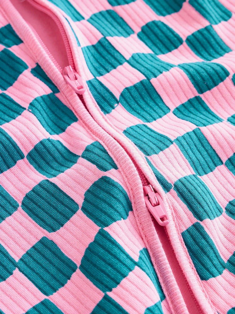 Pink/Blue Checkerboard