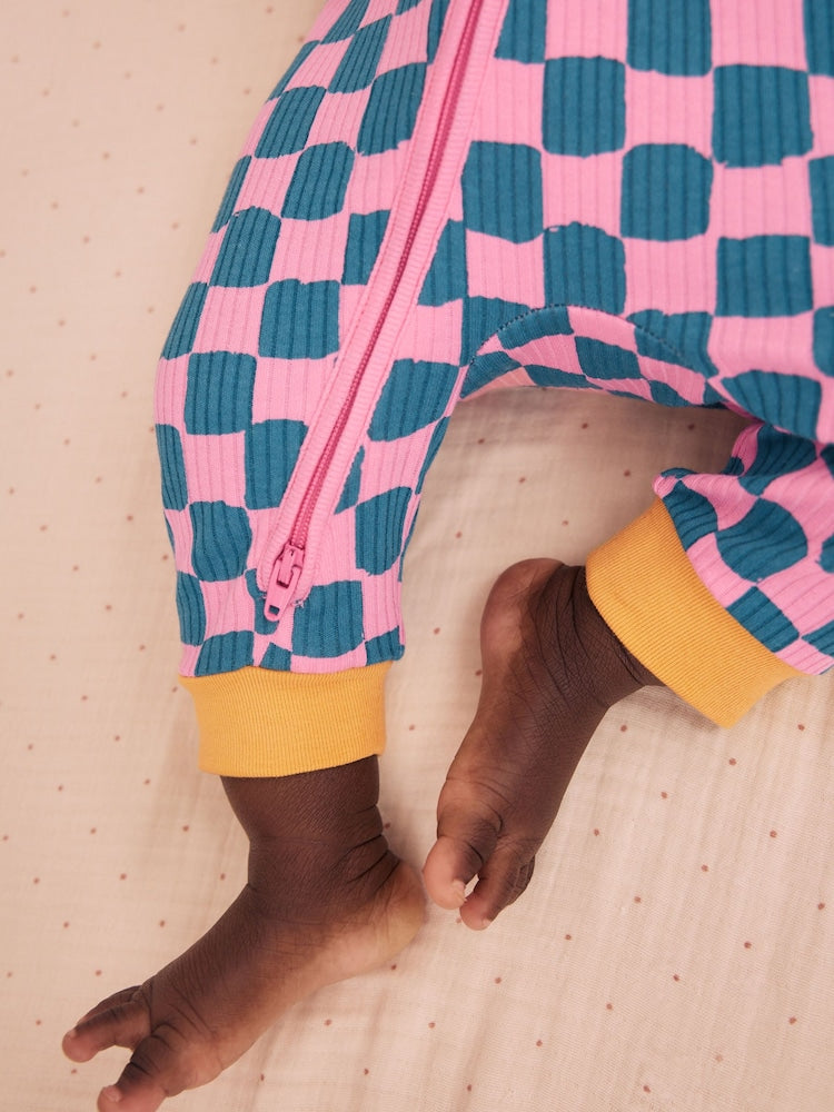 Pink/Blue Checkerboard
