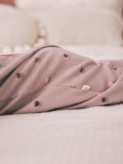 Orange Floral Two-Way Zip Baby Sleepsuits 4 Pack (0mths-3yrs)