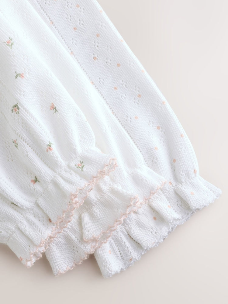 White Collar Baby Sleepsuits 3 Pack (0-2yrs)