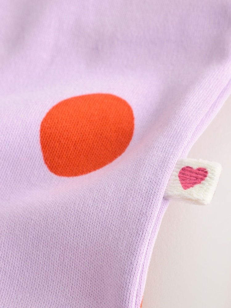 Purple/Pink Two Way Zip Baby Sleepsuits 5 Pack (0mths-2yrs)