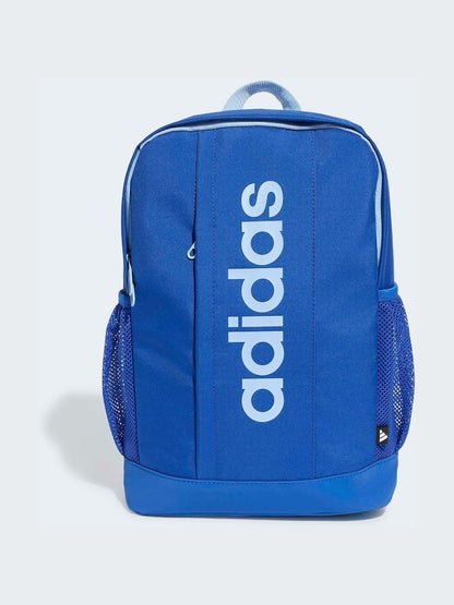 adidas Blue Kids Linear Backpack - Size One - Blue