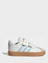 adidas White/Blue VL Court 3.0 Hook and Loop Infant Trainers