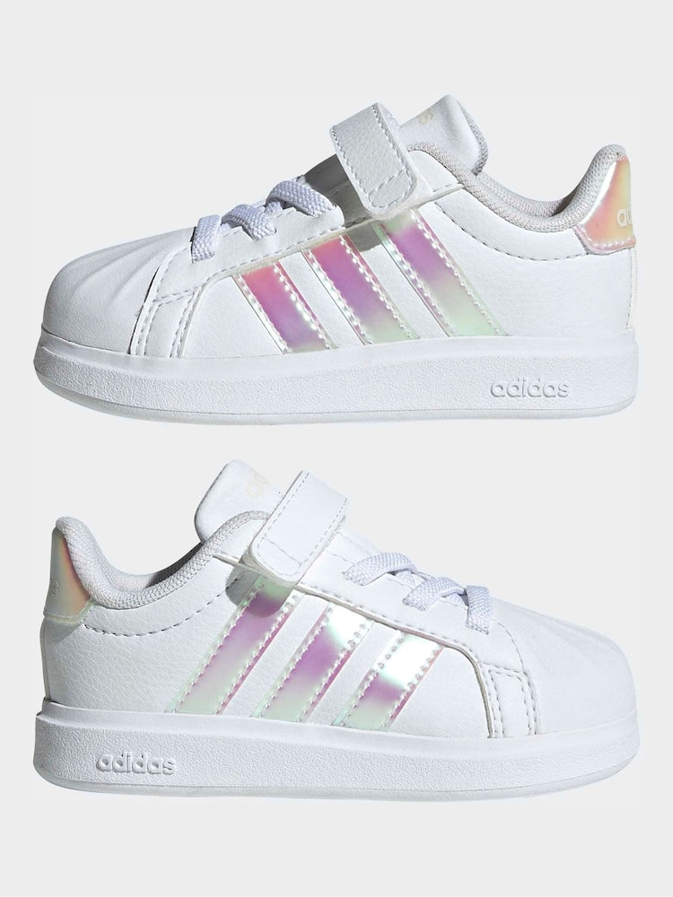 adidas White Street Talk Infant Trainers