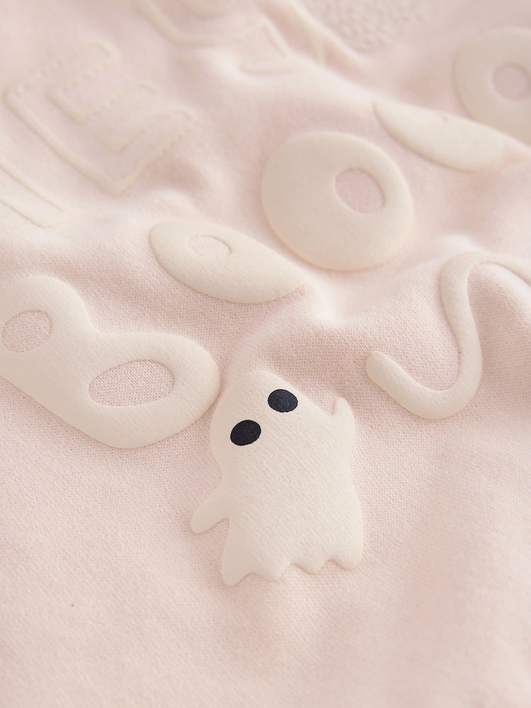Beige Ghost Sweatshirt and Barrel