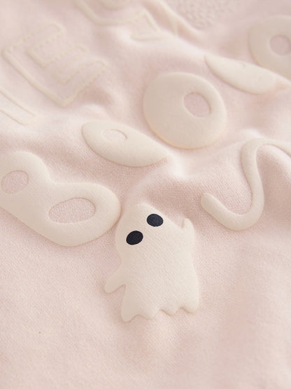 Beige Ghost Sweatshirt and Barrel