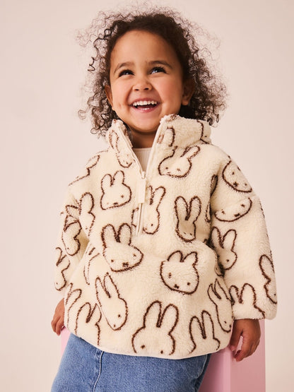 Miffy Cream Half Zip Fleece (3mths-7yrs) - 12-18 Months (80-86cm)