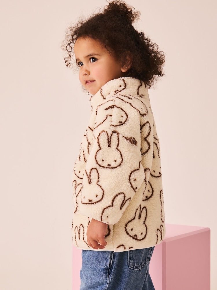 Miffy Cream Half Zip Fleece (3mths-7yrs)
