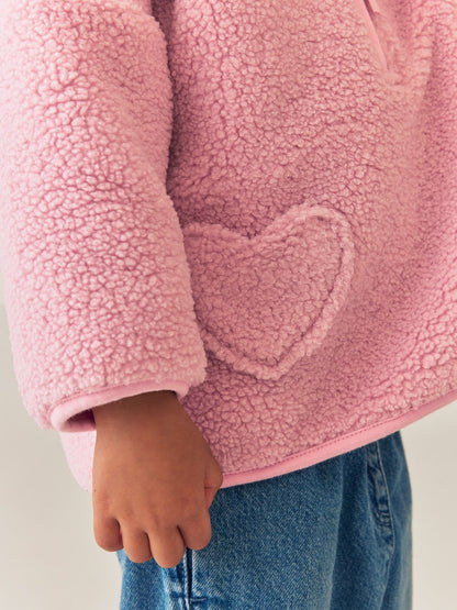 Pink Barbie Half Zip Fleece (3mths-7yrs)