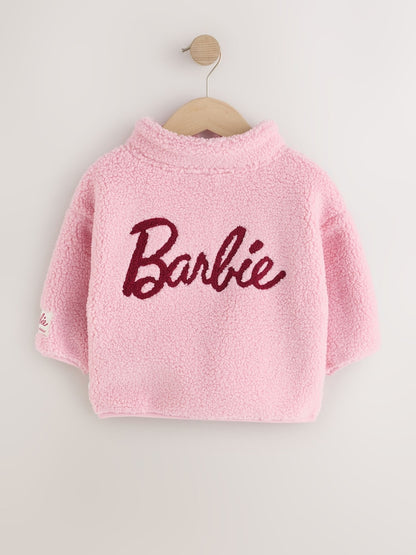 Pink Barbie Half Zip Fleece (3mths-7yrs)