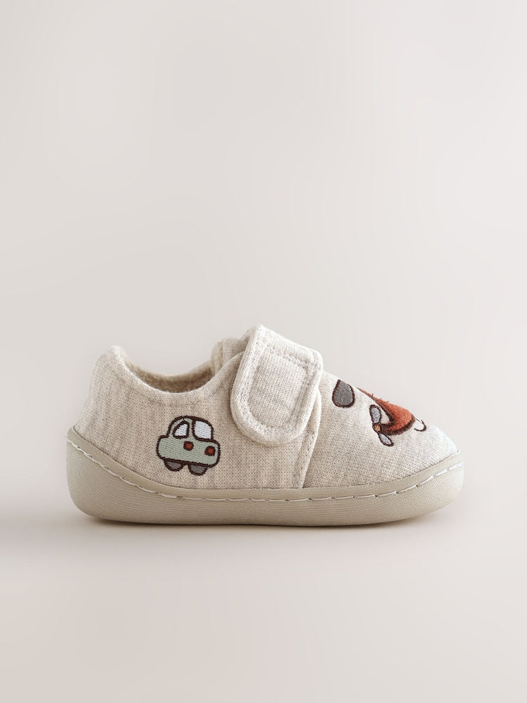 Neutral Transport Touch Fastening Cupsole Slippers