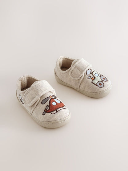 Neutral Transport Touch Fastening Cupsole Slippers