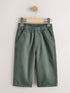 Dark Green Pull On Wide Trousers (3mths-7yrs) - Dark Green Pull On Wide / 12-18 Months (80-86cm)
