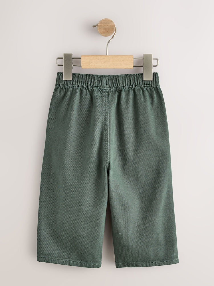 Dark Green Pull On Wide