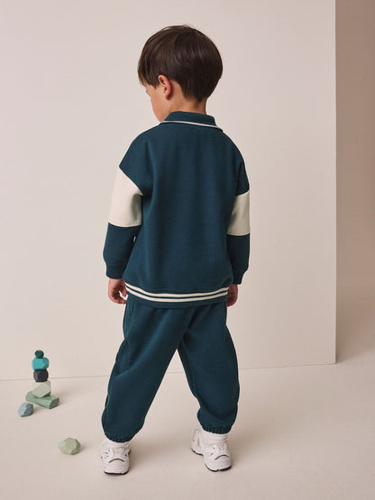 Neutral Polo Joggers Set (3mths-7yrs)