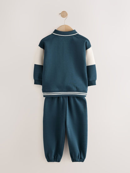 Neutral Polo Joggers Set (3mths-7yrs)