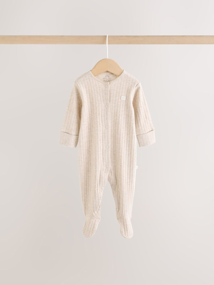 Neutral Animal Baby Sleepsuits 3 Pack (0-2yrs)