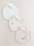 Neutral Dinosaur Baby Bibs 3 Pack - Up to 1 Month (50-56cm)