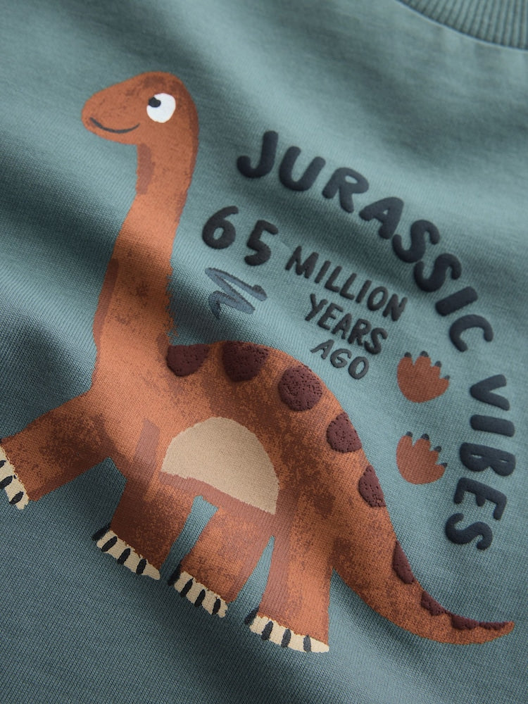 Blue/Rust Dinosaur Spikes